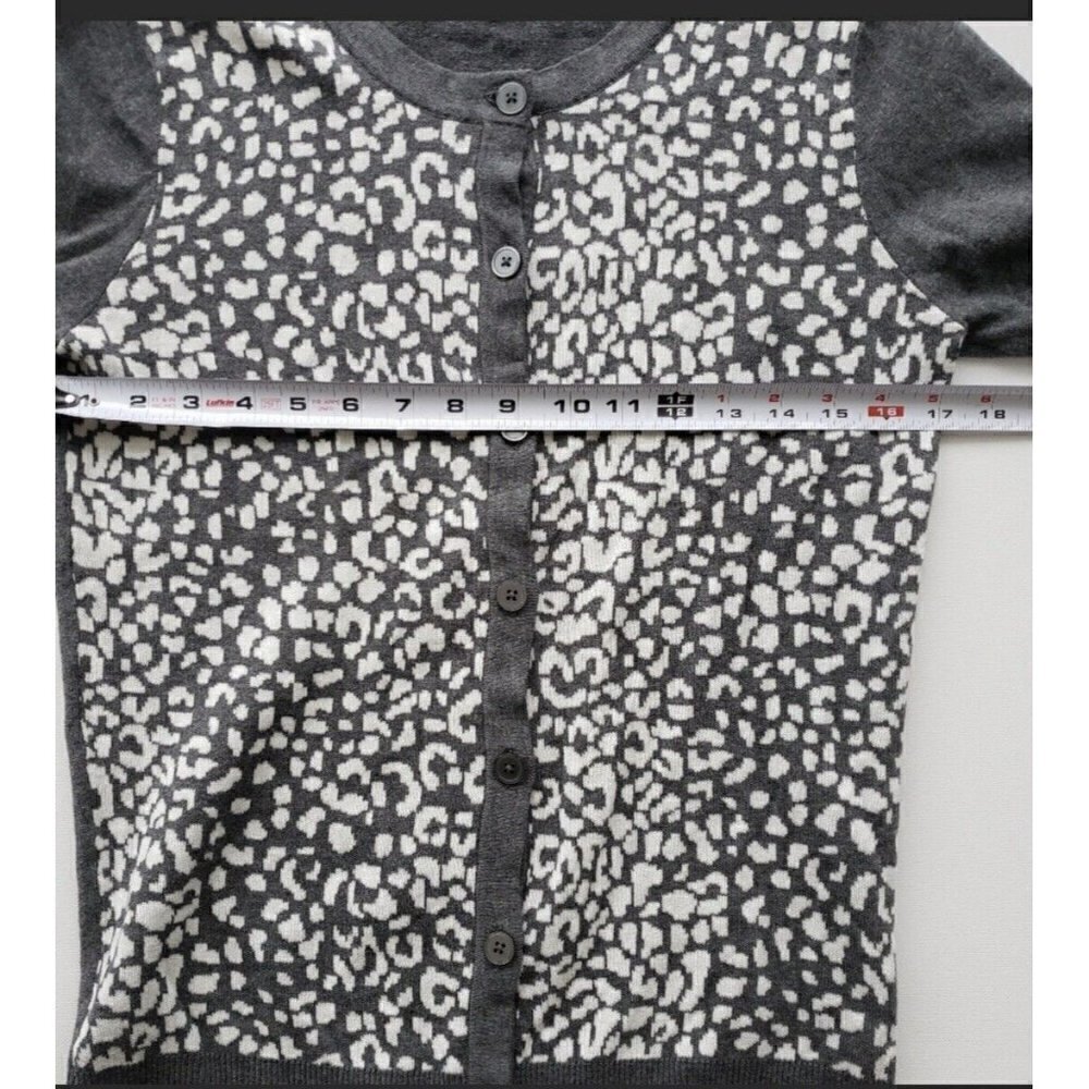 Office buttons Cardigan Sweater dark gray MEDIUM - Picture 12 of 15